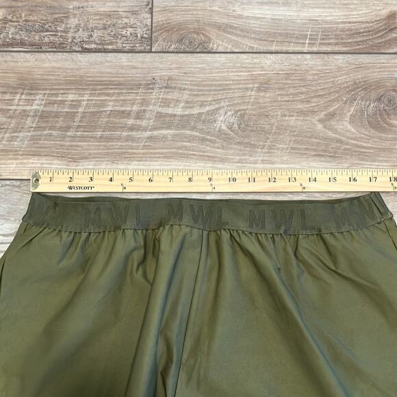NWT Madewell MWL Allways Pull-On Olive Green Active Shorts XXL - Picture 5 of 12